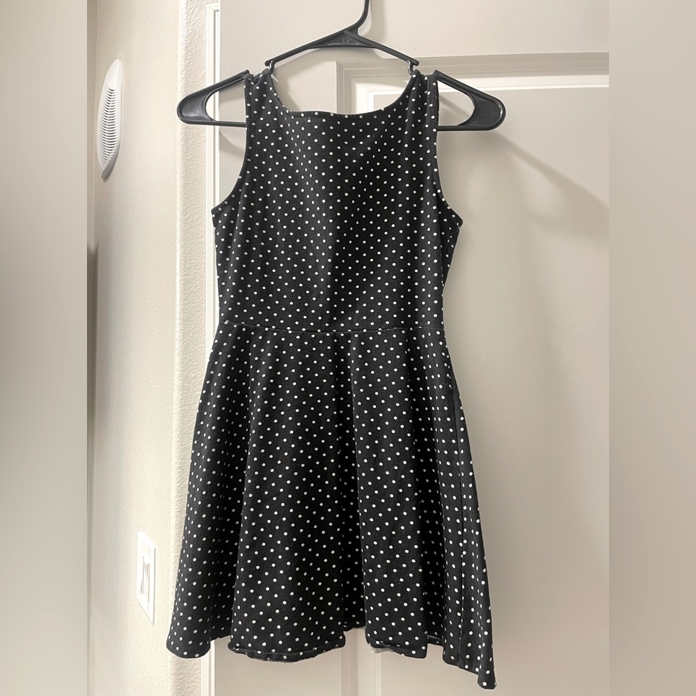 XXI Black Polka Dot Dress
